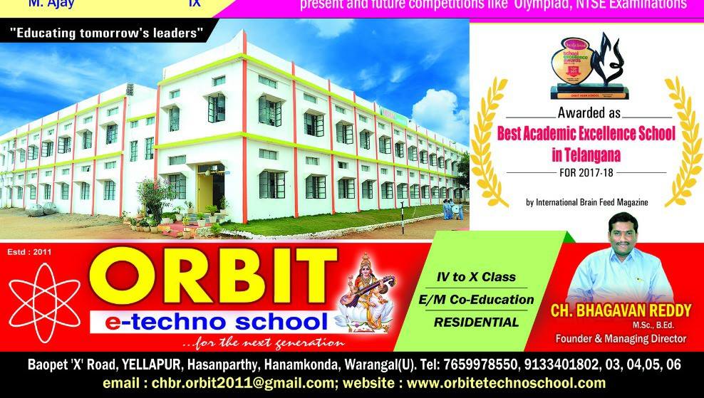 Orbit E Techno School | Yellapur | Hanumakonda